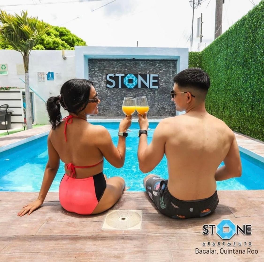 Hotel Stone Aparments Bacalar Exterior foto